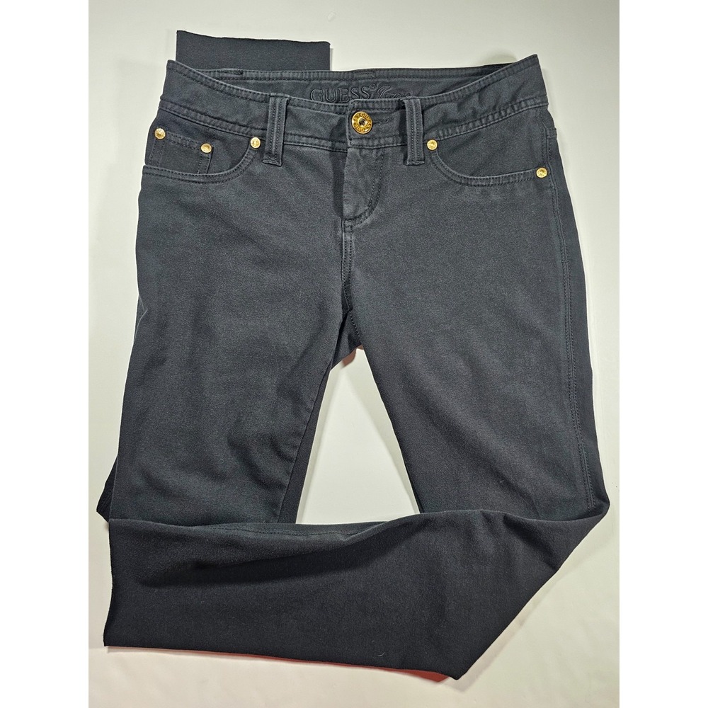 Guess Women's pants Style #y9102500000 Sz 26 Black